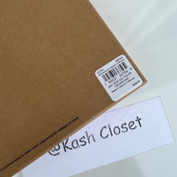 COACH Boxed 3 In 1 Wallet Gift Set In Signature Canvas - Picture 6 of 7